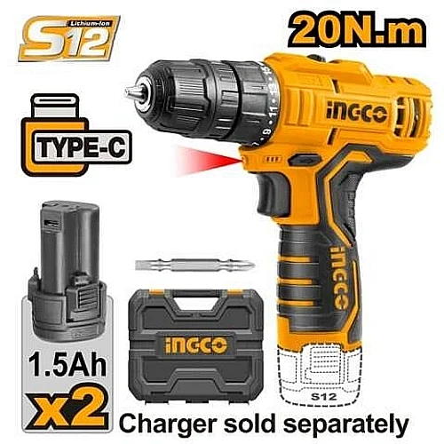INGCO CDLI12328 Lithium-Ion cordless drill 12V